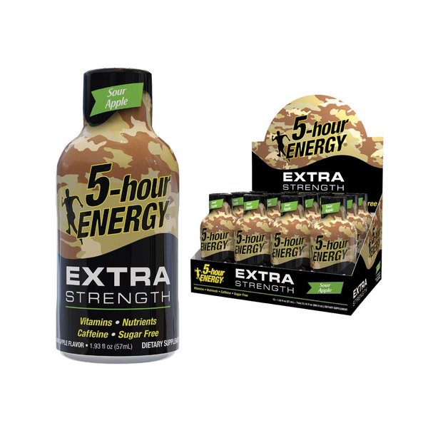 5 Hour Energy 5-Hour Energy Extra Strength Sugar Free Sour Apple Energy Shot 1.93 oz 738126